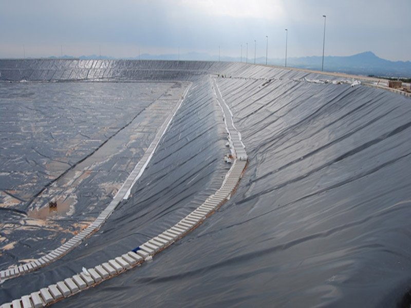 Revestimiento impermeable de presa de HDPE para proyecto de lago artificial