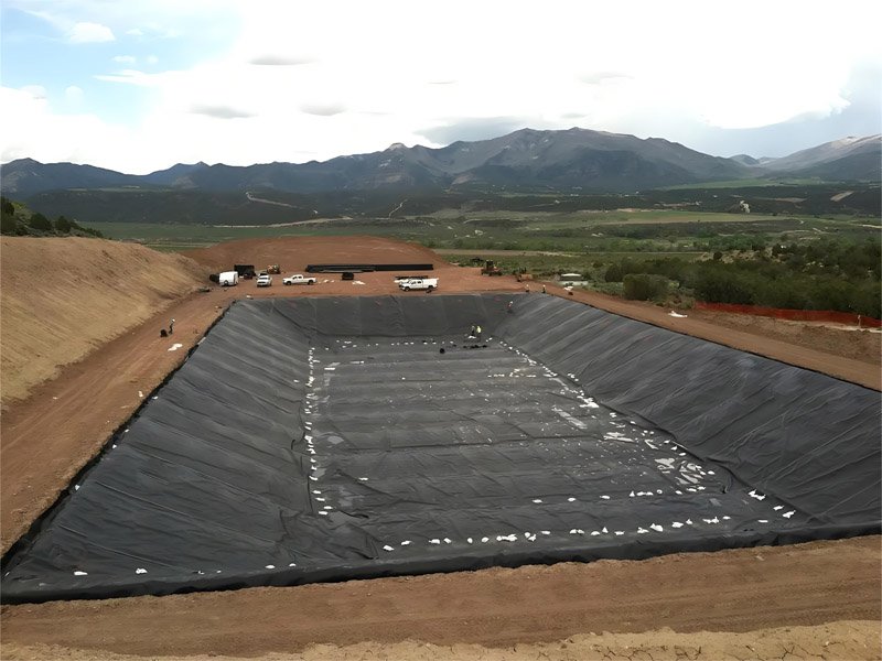 Película Geotécnica de HDPE impermeable en vertederos