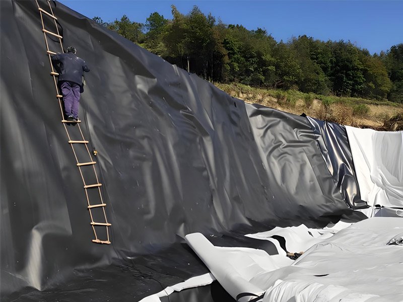 Estanque de película Geotécnica impermeable de la presa