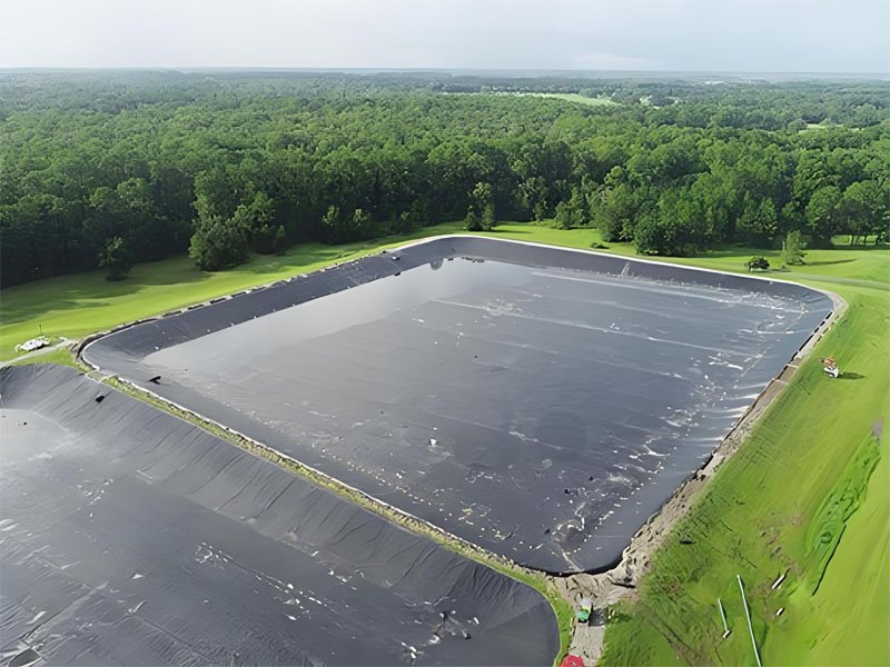 Geomembrana de Material de Revestimiento de HDPE Para Presa de Lago Artificial