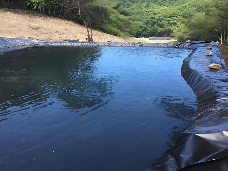 Geomembrana Lámina De HDPE de Plástico Para el Paisaje de Presas y Lagos