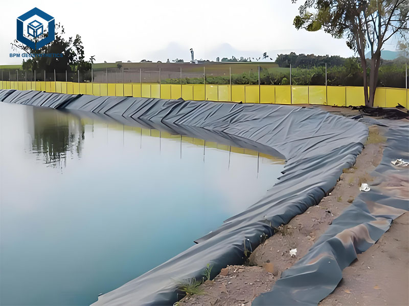 Geomembrana de HDPE de 0,5 mm Para Estanques de Peces