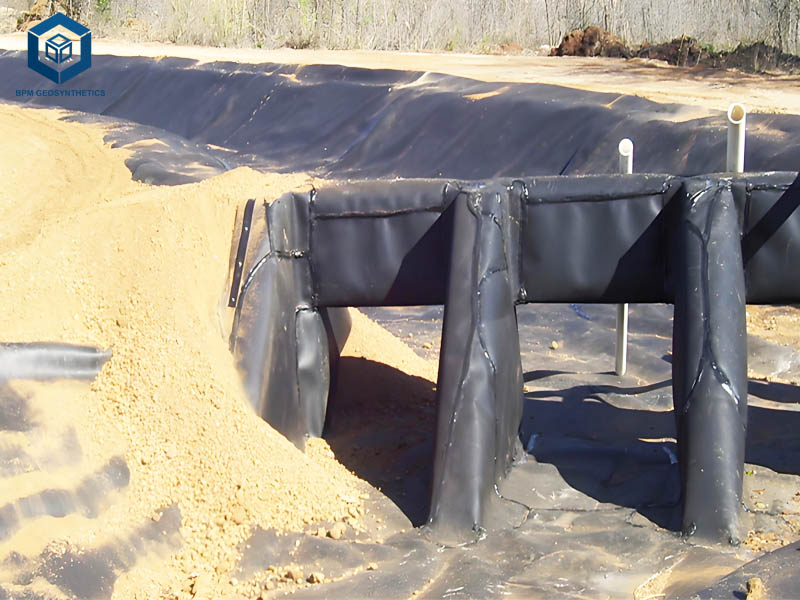 Geomembrana Plástica Impermeable para Presa