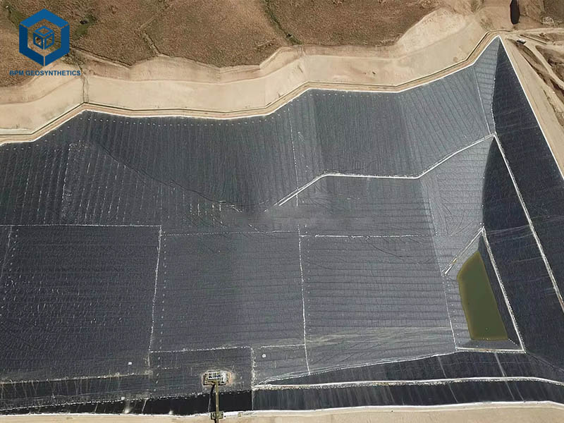 Fábricas De Geomembranas Lisa HDPE para Canales