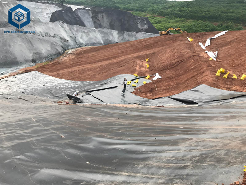 geomembrana de 60 milésimas de 1.5 mm para Minería