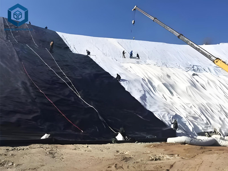 Geomembrana LLDPE para Minería y Lixiviación en Pilas