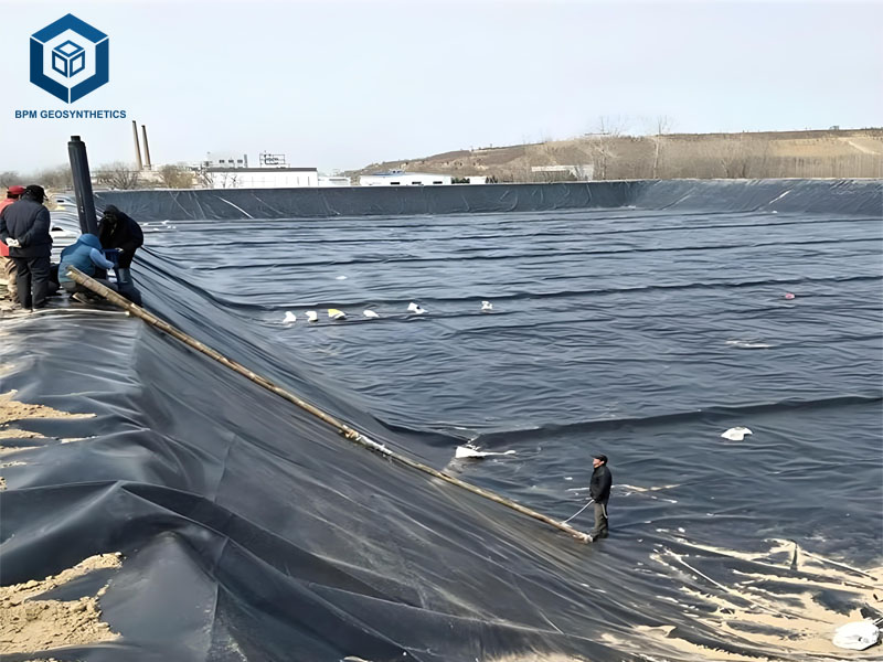 Geomembrana HDPE 40 mil Costo del Liner HDPE de 60 Mil para Uso Industrial