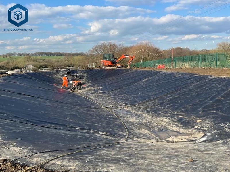 Geomembrana 2 mm HDPE 1.5 mm para Minería y Relaves