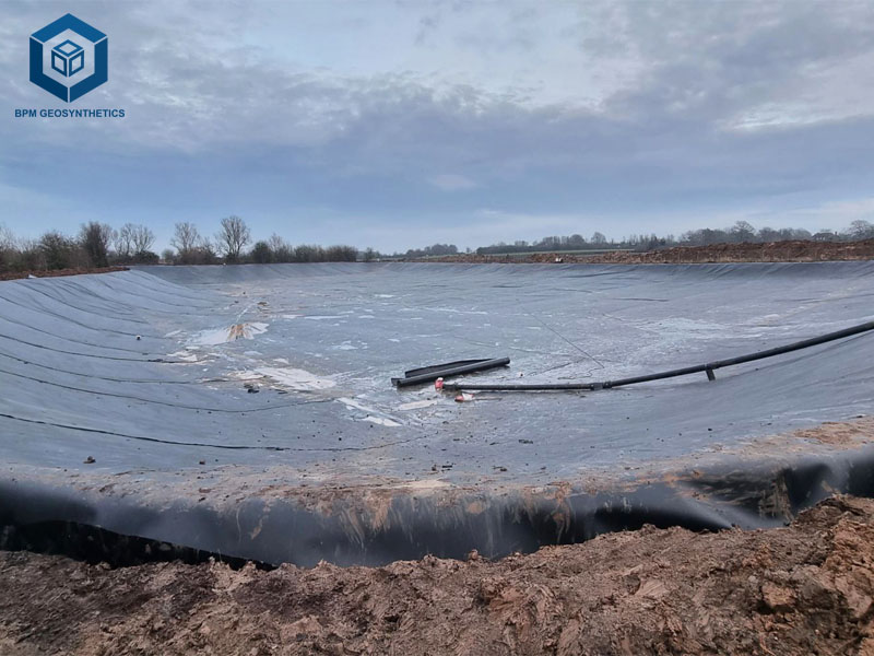 Revestimiento De Geomembrana Impermeable Geomembrana de PVC Flexible para Impermeabilización