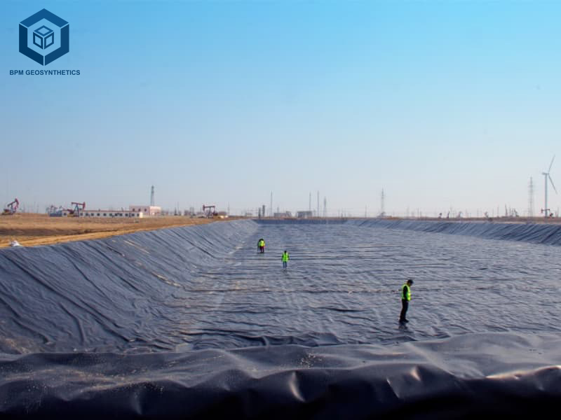 Geomembrana Lisa De HDPE Estanques de Geomembrana para Minería y Depósitos de Relaves