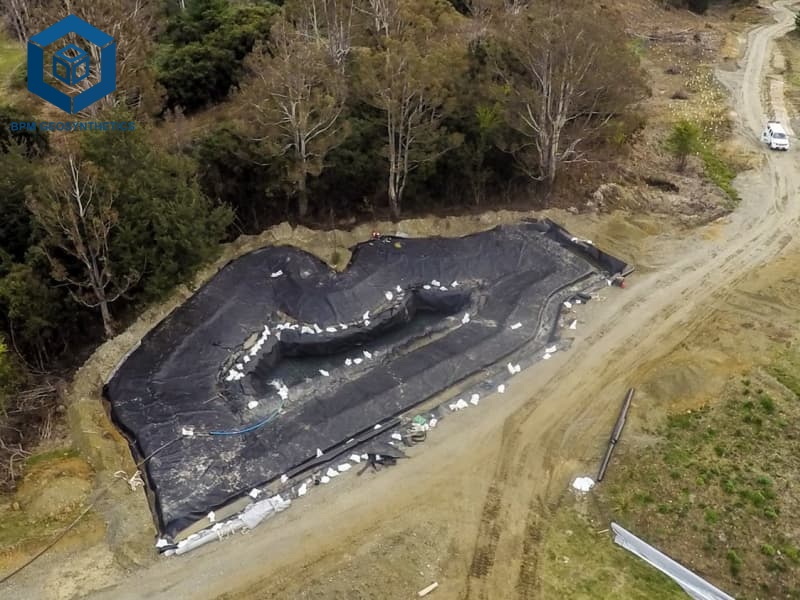 Membrana Para Estanques 45 mil de Polietileno Para Protección Del Suelo