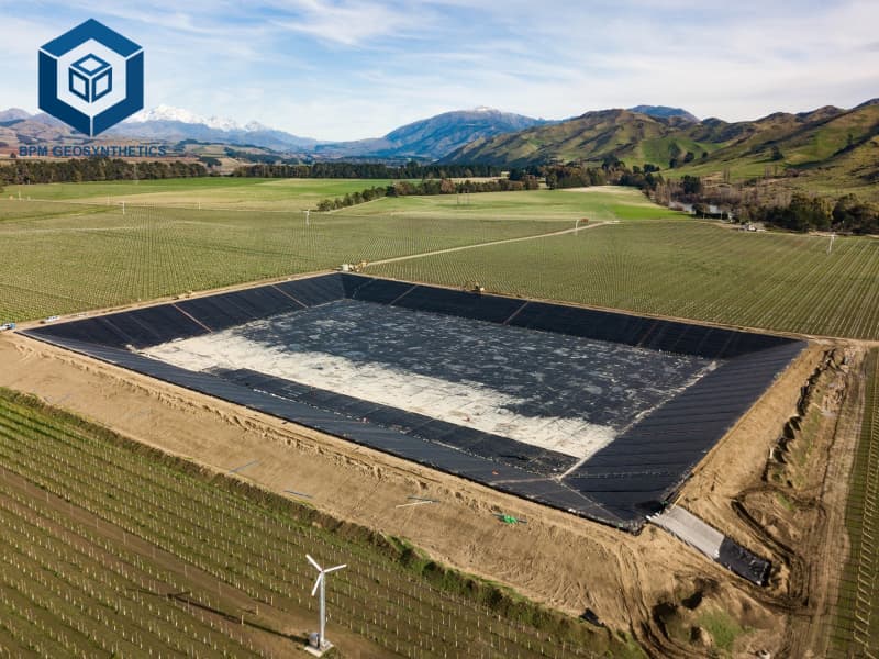 HDPE Geomembrana para Impermeabilización y Protección