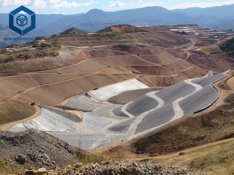 Revestimiento de PVC de 30 mil Membrana de PEAD para Minería