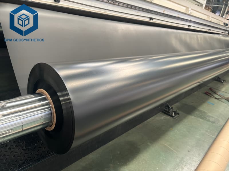 Sistemas De Revestimiento De Vertederos BPM Producción Profesional de Geomembrana de HDPE con Estricto Control de Calidad