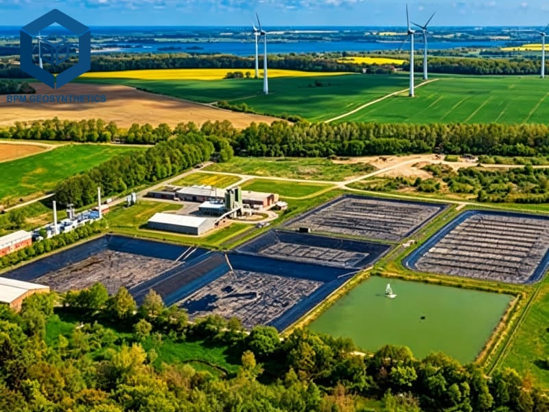 Geomembrana RPE Geo Membranas para Contención de Agua