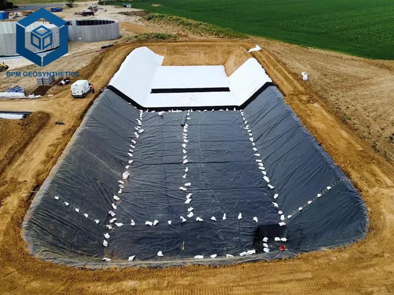 Geomembrana HDPE Revestimientos De PVC De 40 Milésimas De Pulgada