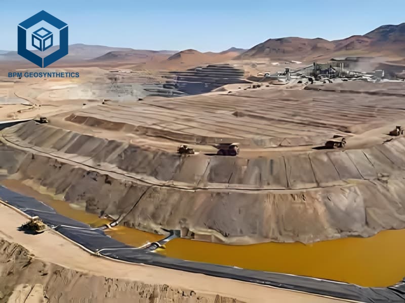 Rollos De Revestimiento Para Estanques Geomembrana de HDPE para Vertederos
