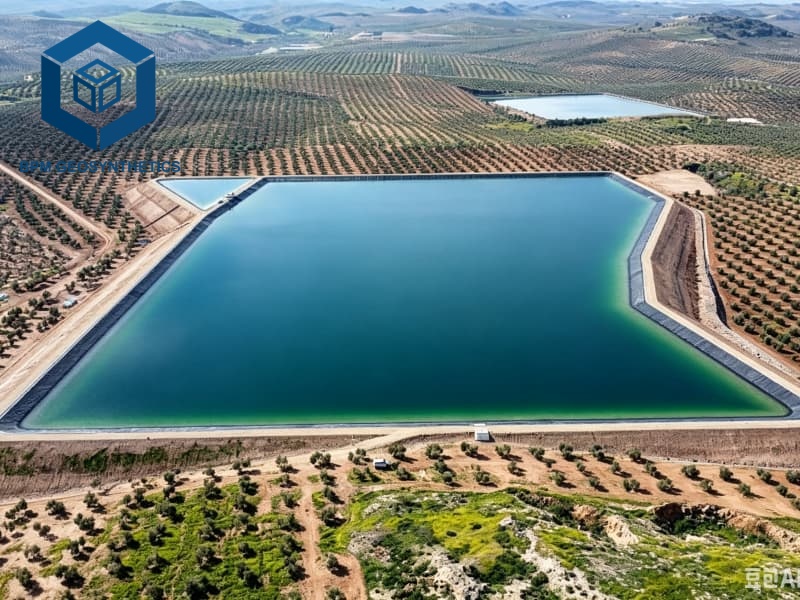Geomembranas Permavoid HDPE de 1 mm para Revestimiento de Embalses